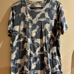 Eddie Bauer Camouflage Print T-Shirt Large